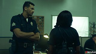 Nicole Kitt's Wild Ebony Passion Ignites in Dirty Creampie Heat