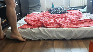 Amateur Couple Crazy Sex in the Bedroom