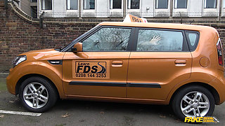 Fake Driving School - Spoiled Crystal Coxxx Bribes Stern Jasmine with Pussy Licking & Ass Licking to Save Her License