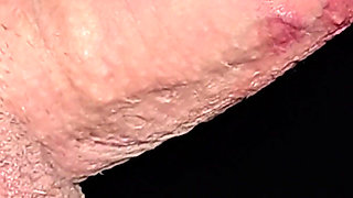 Big Close up - a Stream of Sperm Deep in the Throat