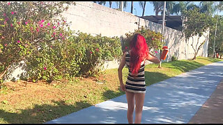 Wife Shows off in Public at the Park!