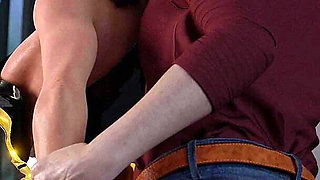 Hot MILF Secretary Having Sexual Affair with an Ugly Oldman Staff