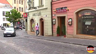 Girl Selling Flowers Gets Picked up for Some Hard Fucking