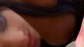 Sexy skinny milf Carla visits neighbors and gets fucked in the kitchen