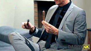 Daddy4k. i pounded with his dad to get married! hot couch porn