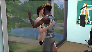 Ddsims - Wife Fucked At Gym While Husband Watches - Sims 4