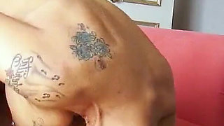 Skinny Girl Diamond having a Threesome with Step Son and his Buddy