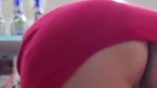 Wife Goes to the Market in Public Without Panties and Shows Herself off!