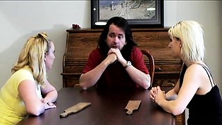 Amazing blonde enjoys fetish BDSM games with a dildo