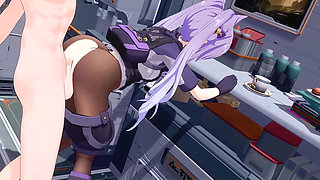 Genshin Impact - Keqing Hot Sex Scenes in Multiple Positions - 3D Hentai Animation