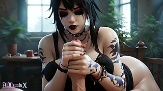 My Friend's Goth GF Messaged Me - Meet Me at the Forest House (AI Generated)