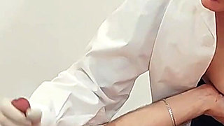 Nurse Makes Handjob Sperm Donor Breast Feeding