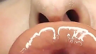 Two Princesses Mesmerize You with Their Sexy Bodies and Sticky Juicy Glossy Lipstick Kisses