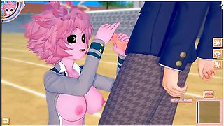 [hentai Game Koikatsu! ]have Sex With Big Tits My Hero Academia Mina Ashido.3dcg Erotic Anime Video