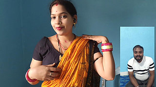 My Desi Bhabhi Showing Me Big Boobs and Big Ass on Video Call When She Alone at Home