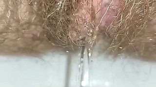 You Are My Toilet, You Are My Cleaner for Licking My Hairy Pussy