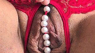 MILF Maggie Plays with Her New Toys