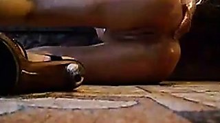 Oiled Russian Girl Plays With Dildo On Webcam