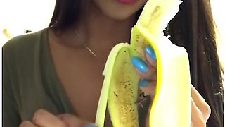 Asmr - Coworker Roleplay - Twerking - Banana Eating - Ebonylovers