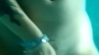 I'm Too Horny to Wait, Fuck Me in the Pool - French Hairy Risky Sex