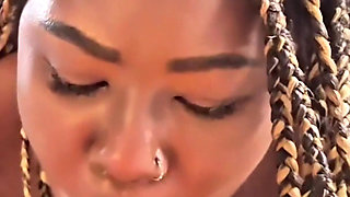 Ebony Babe POV Blowjob Compilation