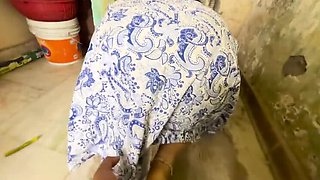 Indian Mother-in-Law Hardcore Kitchen Fuck - Horny Husband Pounds Saas After Wife Rejects Him