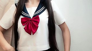 Small titted teen from EU masturbating