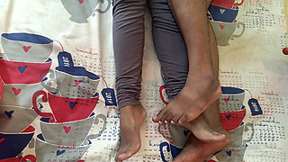 Step Brother Enjoying Bed with House Wife
