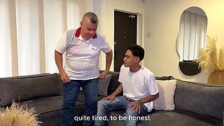 Step Mom Carla Morelli Fucks Her Step Son Danyel - Big Black Cock Creampie Risk!