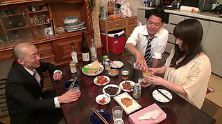 30S Wife Taken Beside Her Husband - Haruoka Chisato