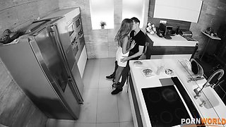 Eveline Dellai and Kiara Lord Swap BFs and Get DPd in Pre-Breakfast Gangbang GP2081