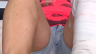 Nesty’s Bandaged Foot Massage Turns Into a Footjob