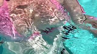 Artemisia Love sexy bikini fetish underwater wet top big boobs fetish