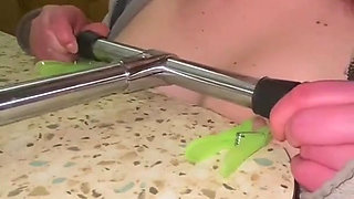 tits with clamps and pressing - solo