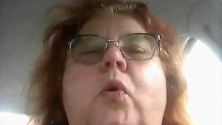 Naughty Nurse Vicki Vapes in Her Car After