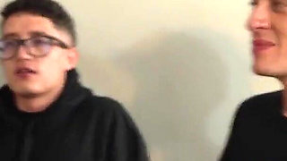 Nerd Guys Fuck Their Latina Boss with a Giant Ass and Fill Her Pussy and Face with Cum