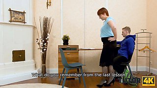 Tutor4k. college girl is angry for failed exams and determines to pound teacher like a tramp