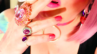 This Cute British Smoker Tina Snua Smoking A Cigarette - OMI OME Snap Inhales Drifts Dangles