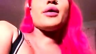 Big boobs milf masturbates with her dildo