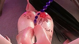 Blue Archive - Lewd Rio Wants BBC - 3D Hentai Animations