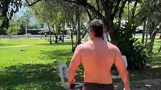 Stranger interrupted workout, gave oral in car - PUBLIC SEX