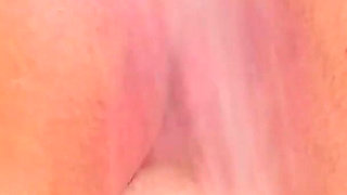 Hot MILF Masturbates in Bathtub with a Big Dildo in Herpussy and a Showerhead on Her Clit