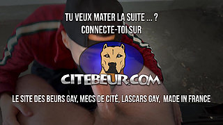 CITEBEUR.com - Manly Chubby gets sucked by a gay beur in a parking lot