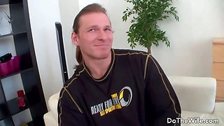 Cum Thirsty Wife Kirshley Swoon Gets Fucked Well as Hubby Watches