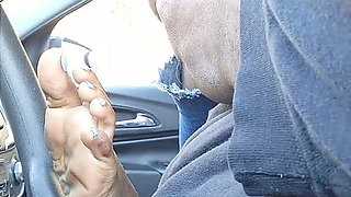 Karma's Virgin Soles 1st Car Feet Worship N Foot Job