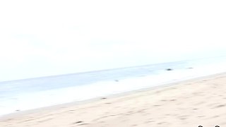 Smaltitted ebony bebe riding huge dildo