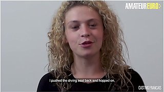 Cute Blonde Tries Huge Dick On Casting And Loves It