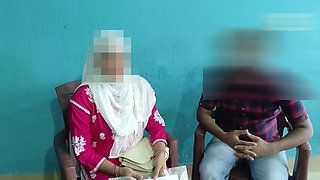 Indian Muslim lady has romp with her chief for the very first time during a job conversation, desi hindi audio fuckfest