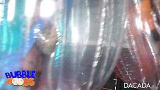 DaCada and Julia Play With Some Huge Balls Together