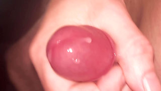 Slow motion, big cum shot